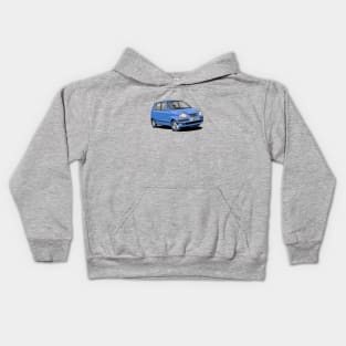 Hyundai Amica/Atoz/Atos car in blue Kids Hoodie